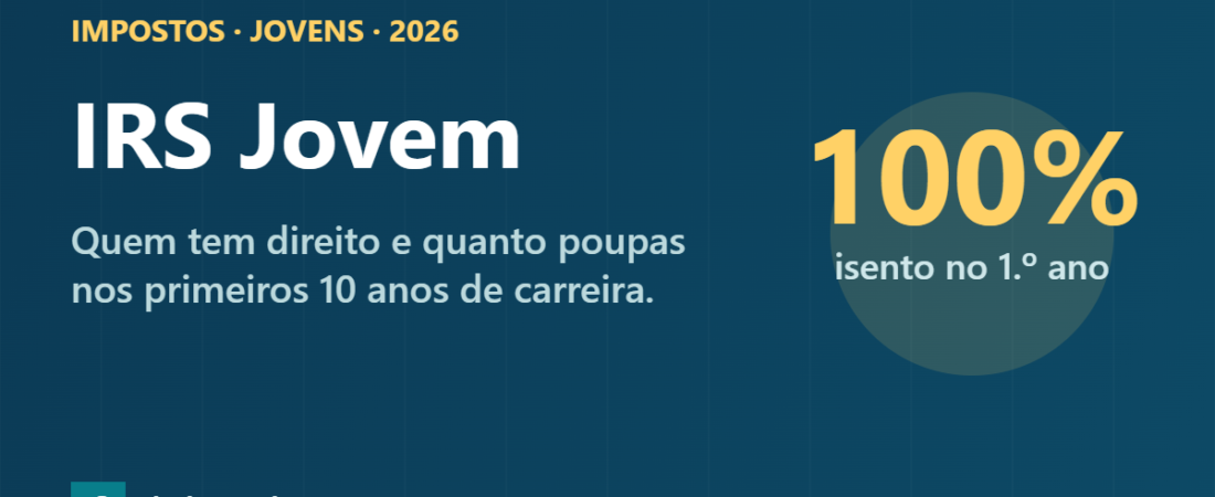IRS Jovem 2026: quem tem direito, quanto poupas e como pedir