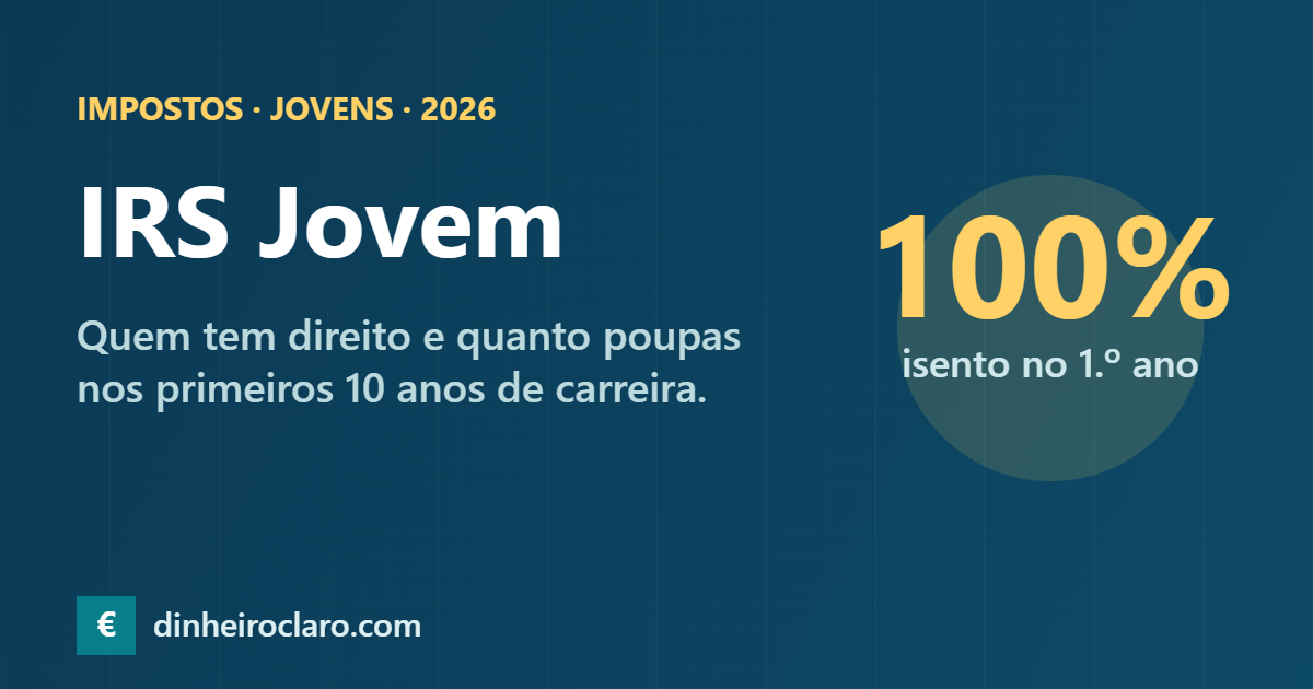 IRS Jovem 2026: quem tem direito, quanto poupas e como pedir