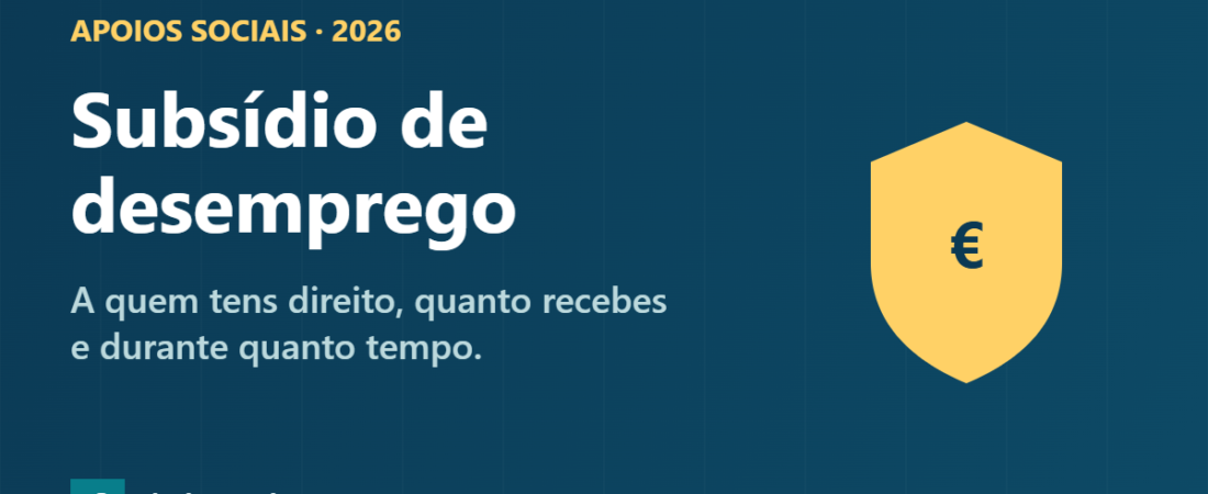 Subsídio de desemprego 2026: a quem tens direito, quanto recebes e por quanto tempo