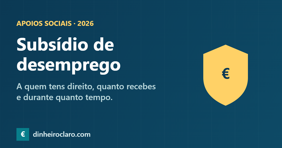 Subsídio de desemprego 2026: a quem tens direito, quanto recebes e por quanto tempo